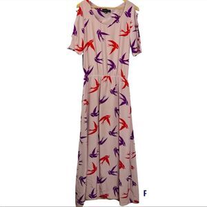 Corey lynn calter bird maxi‎ dress 0